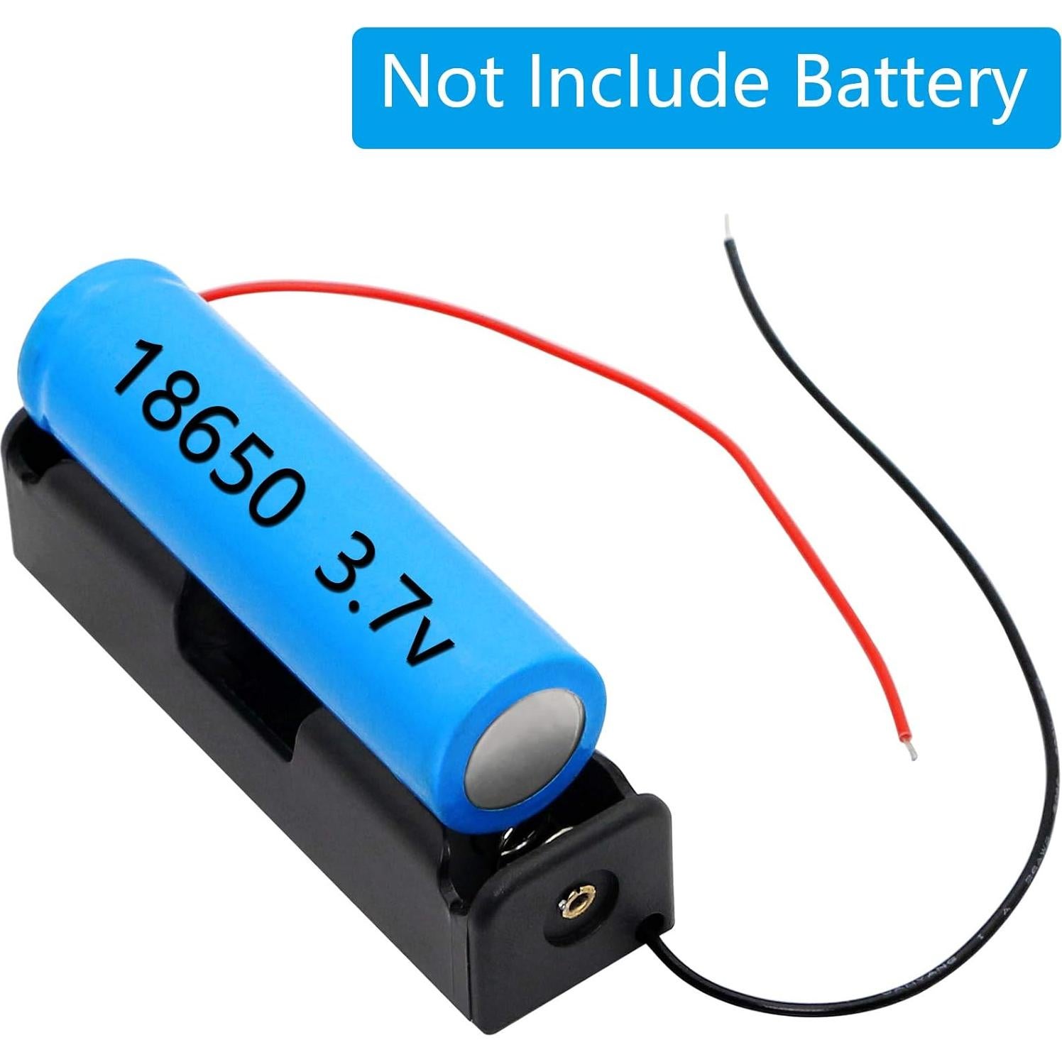 Soporte de Batería 18650 YOUCHENG 1 Ranura 3.7V con Cables