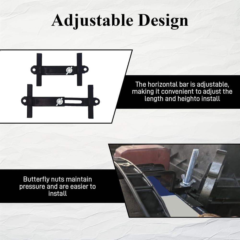 Soporte de Batería Ajustable PACLVIO Universal 23 cm Metal