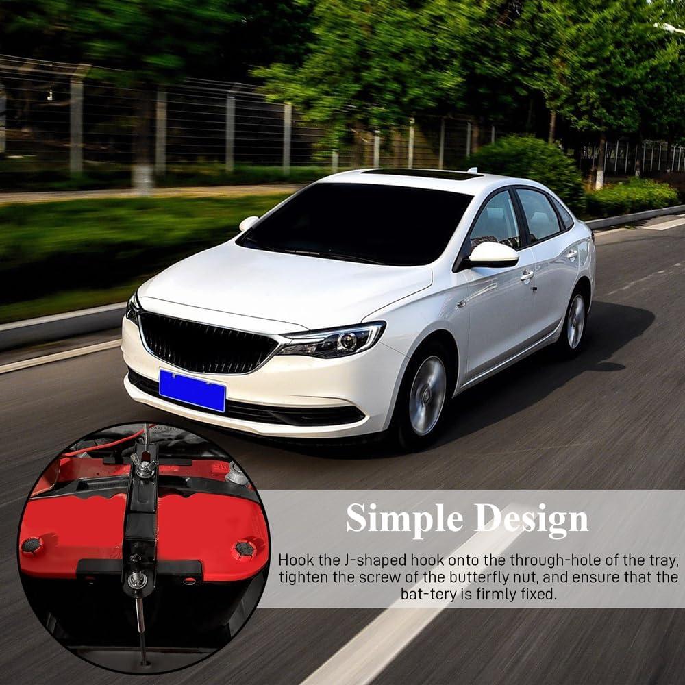 Soporte de Batería Ajustable PACLVIO Universal 23 cm Metal