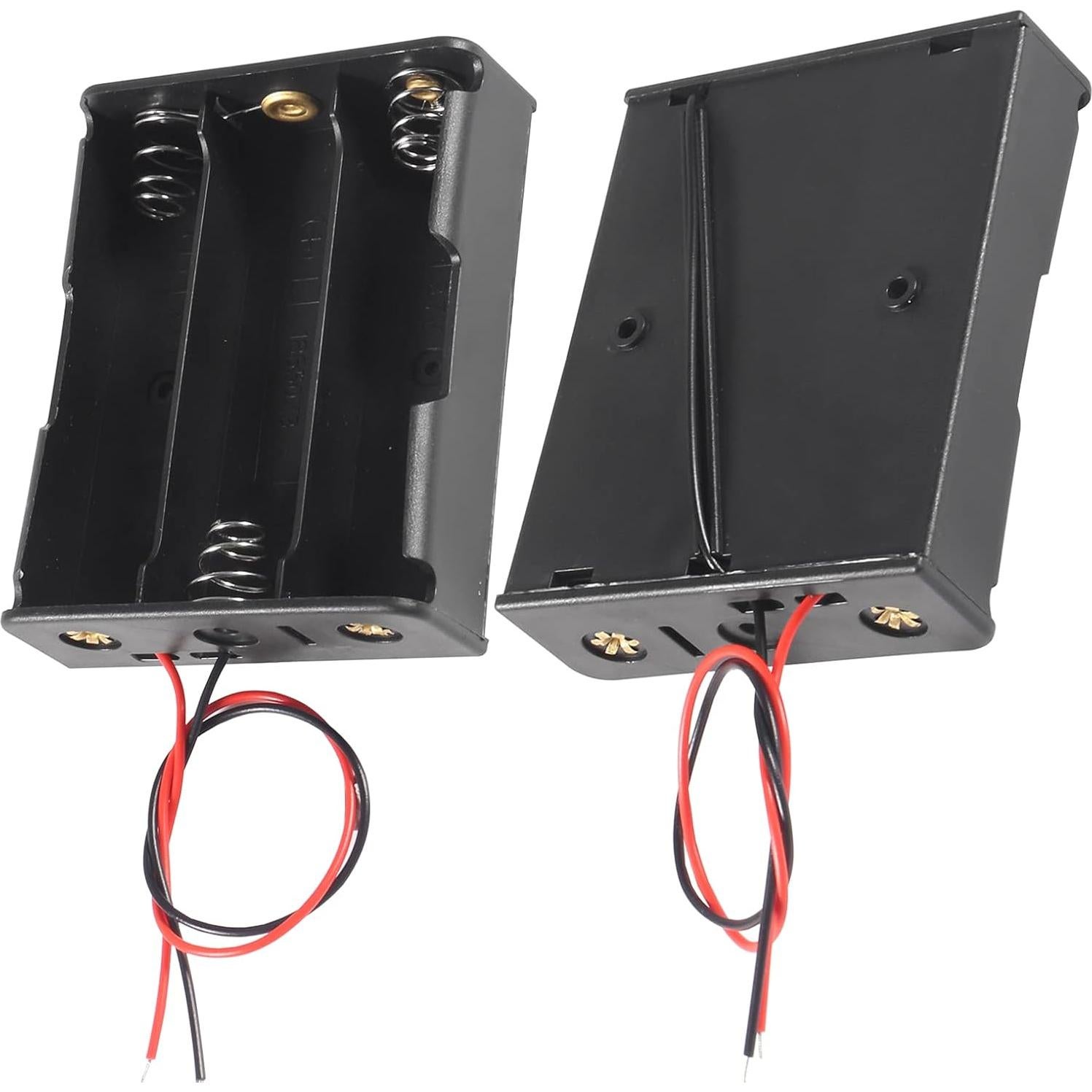 5 Piezas Soporte de Batería 18650 ACEIRMC 3 Ranuras