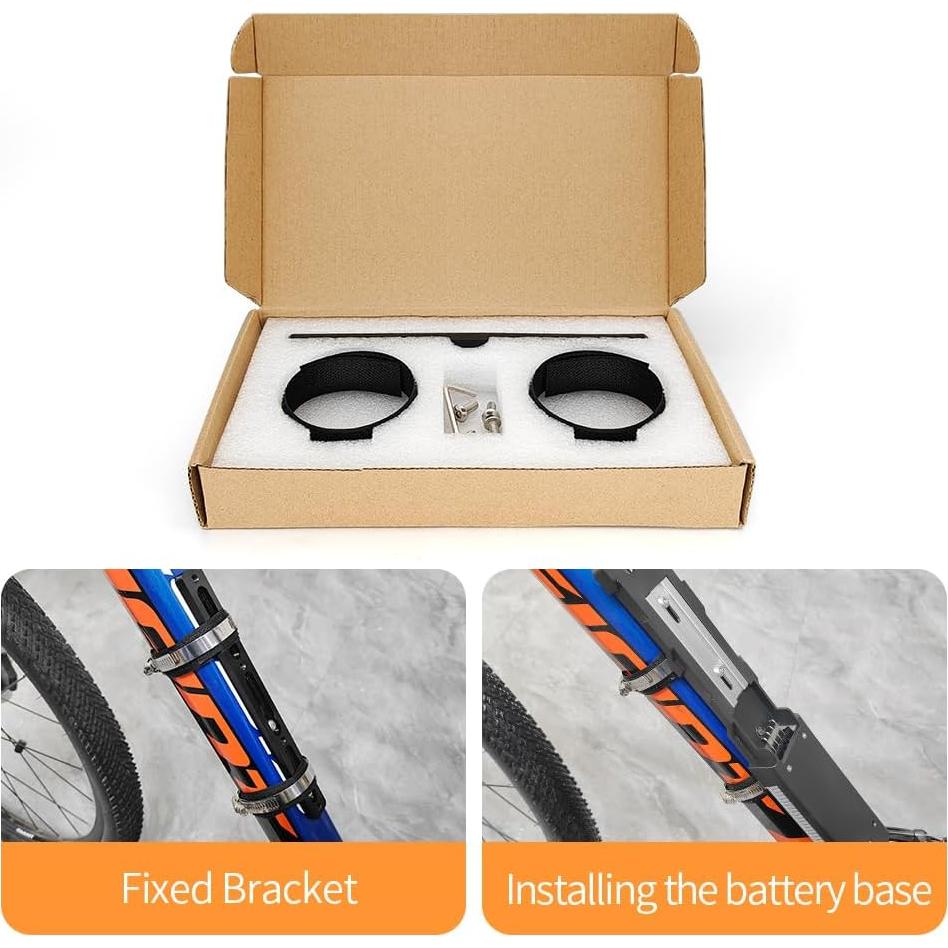 Soporte de Batería para Bicicleta Eléctrica HUDAMZKY SH-Kettle