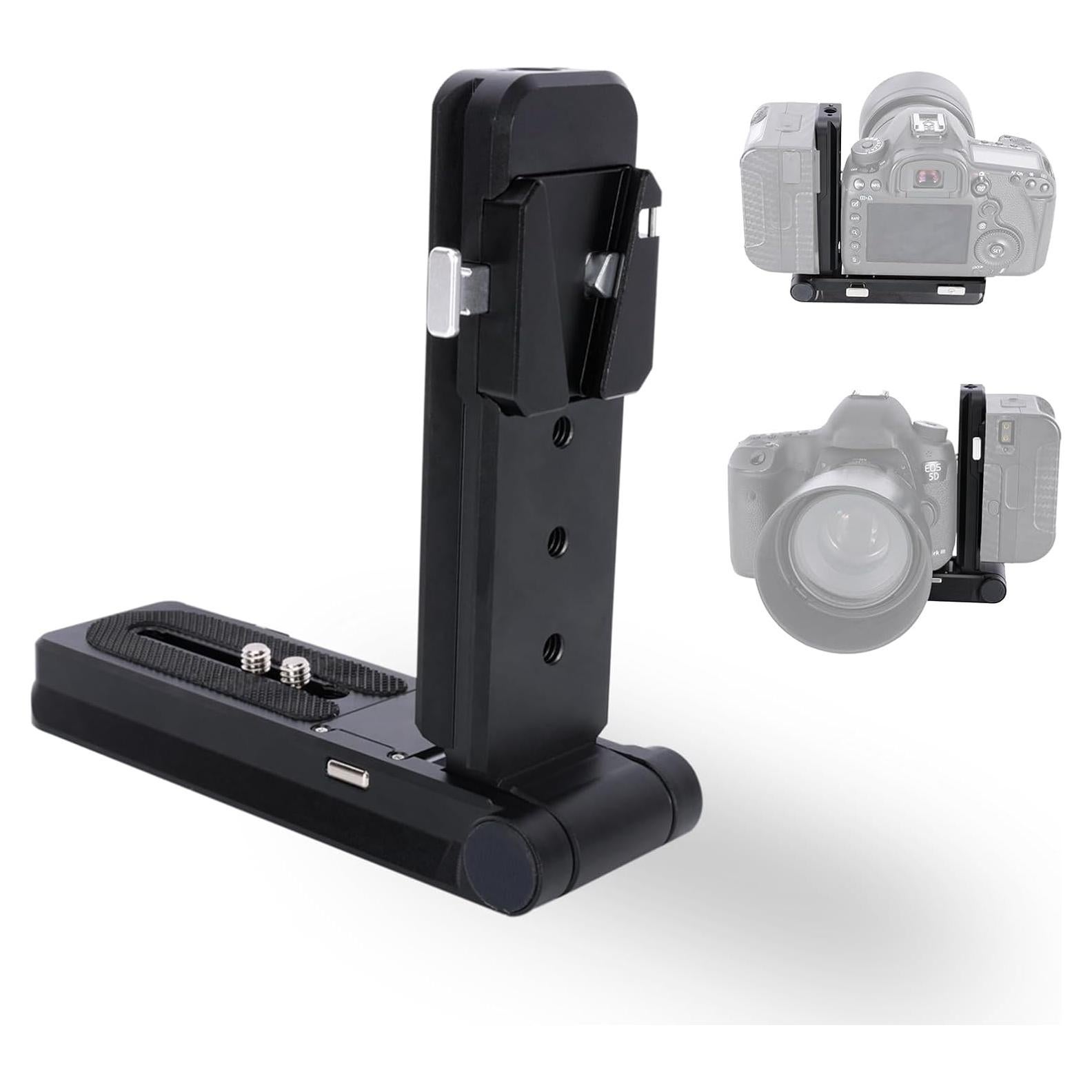 Placa de Batería V Montable NICEYRIG 598 Tipo L con Dovetails