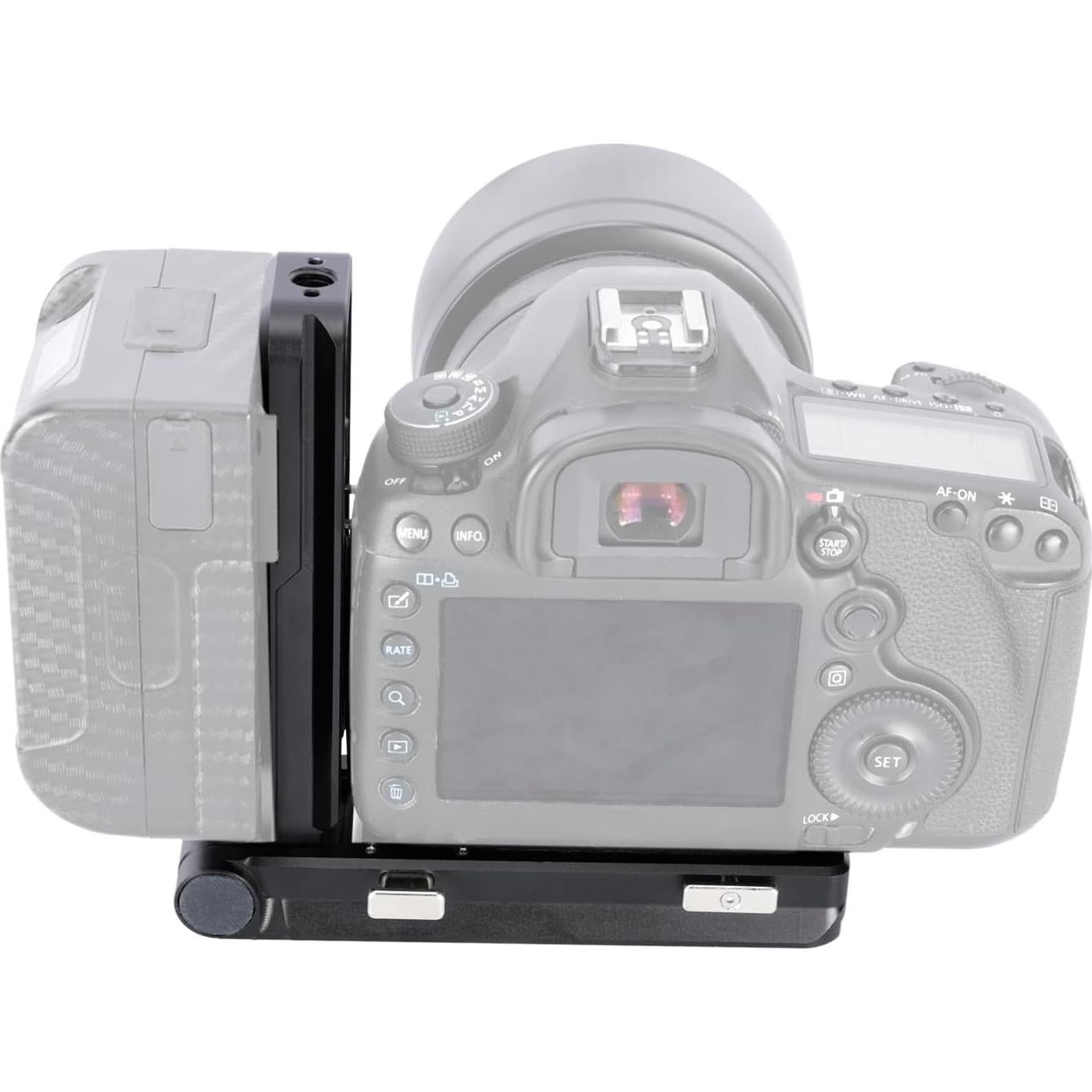 Placa de Batería V Montable NICEYRIG 598 Tipo L con Dovetails