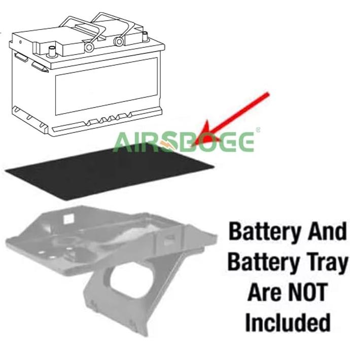 Alfombrilla de Bandeja de Batería Grupo 27 Airsboge 30.48x17.78 cm