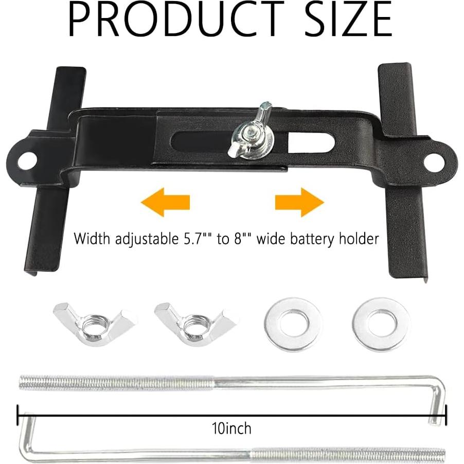 Soporte de Batería Ajustable Salior con Pernos de 23 cm