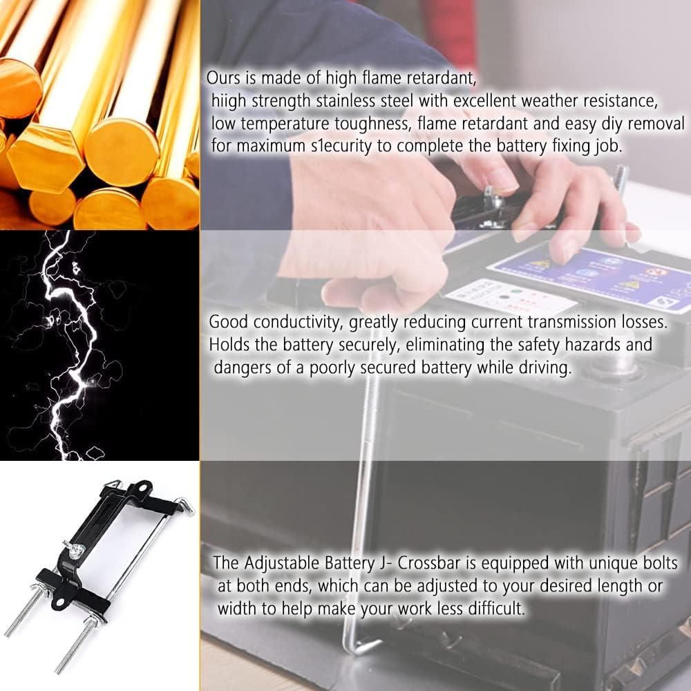 Soporte de Batería Ajustable Salior con Pernos de 23 cm