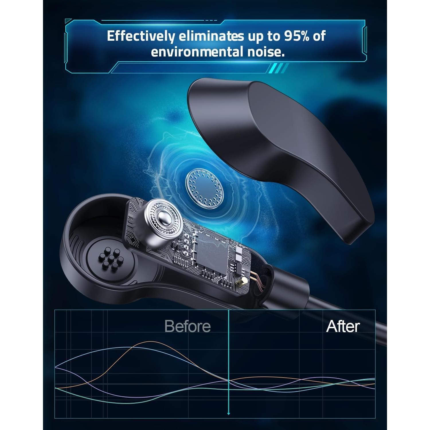 Auriculares Gaming Inalámbricos HW20 - 50mm, Bluetooth 5.4, 50H