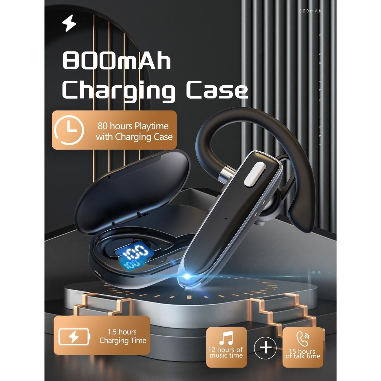 Auriculares Bluetooth Inalámbricos MOZC 530-2 con Micrófono