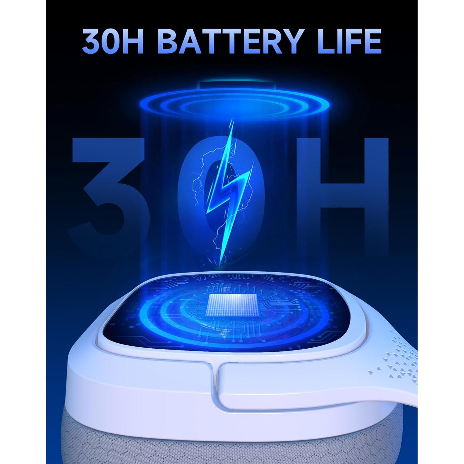 Auriculares Gaming Inalámbricos GMRPWNAGE CT700 50mm 30H Blanco