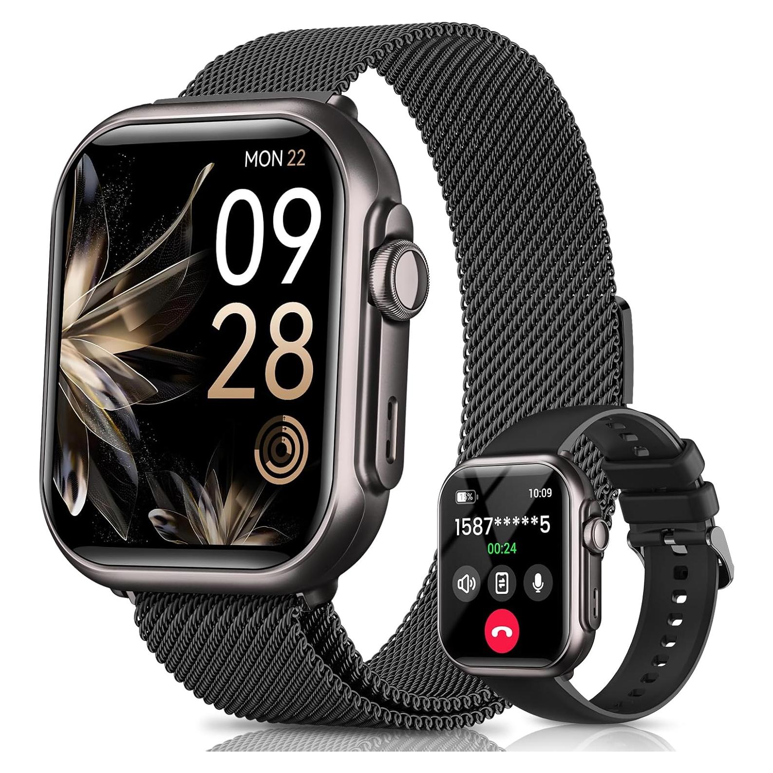 Smartwatch RUXINGX para Mujeres con Batería de 30 Días y Monitoreo de Salud