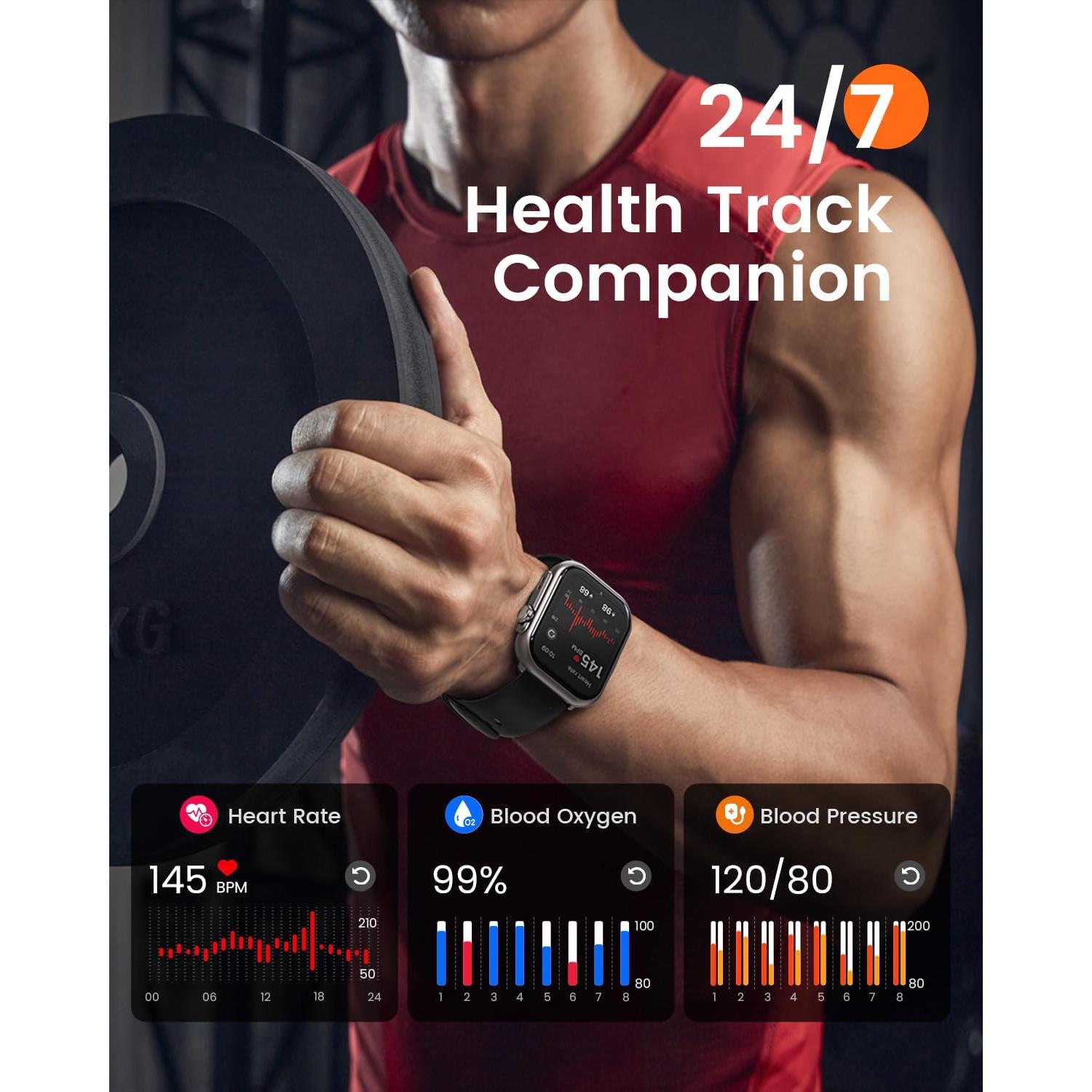 Smartwatch RUXINGX para Mujeres con Batería de 30 Días y Monitoreo de Salud