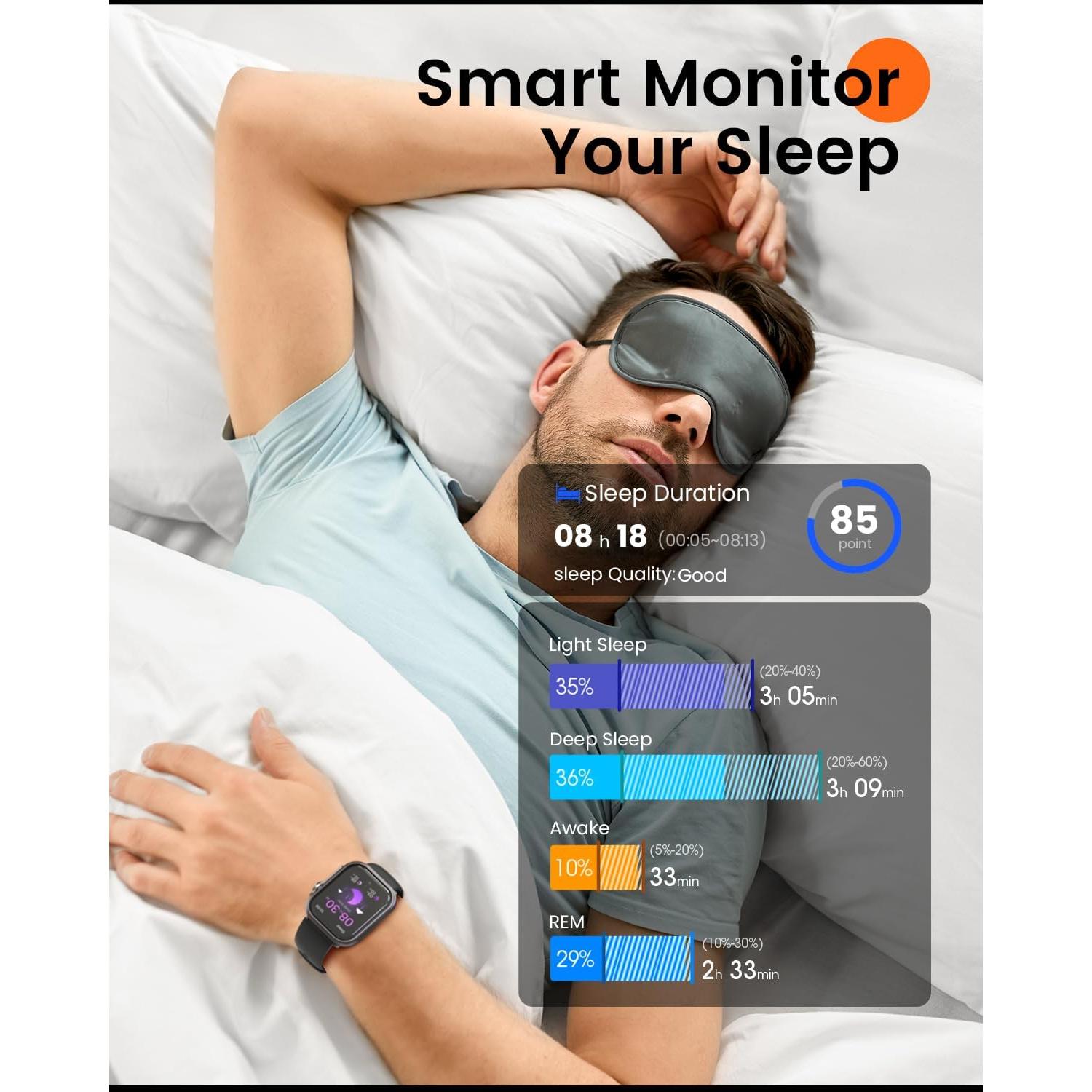 Smartwatch RUXINGX para Mujeres con Batería de 30 Días y Monitoreo de Salud