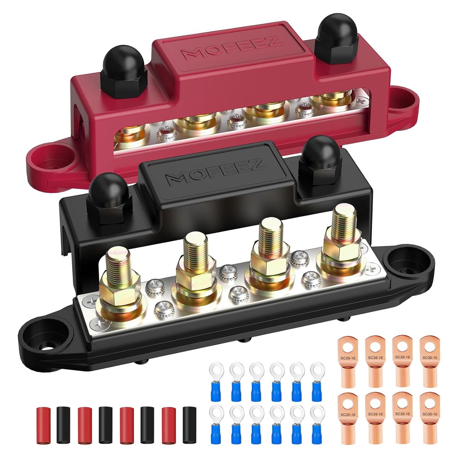 Bloque de Distribución de Energía MOFEEZ 4 x 10 mm con Lugs