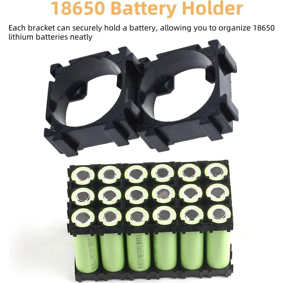 120 Soportes de Batería 18650 MeitrciL para DIY