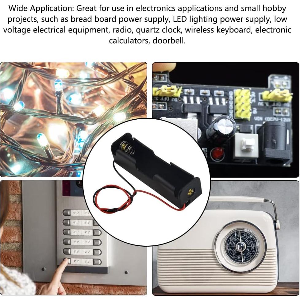 Caja de Batería 18650 WMYCONGCONG 20 Pcs 3.7V con Cable