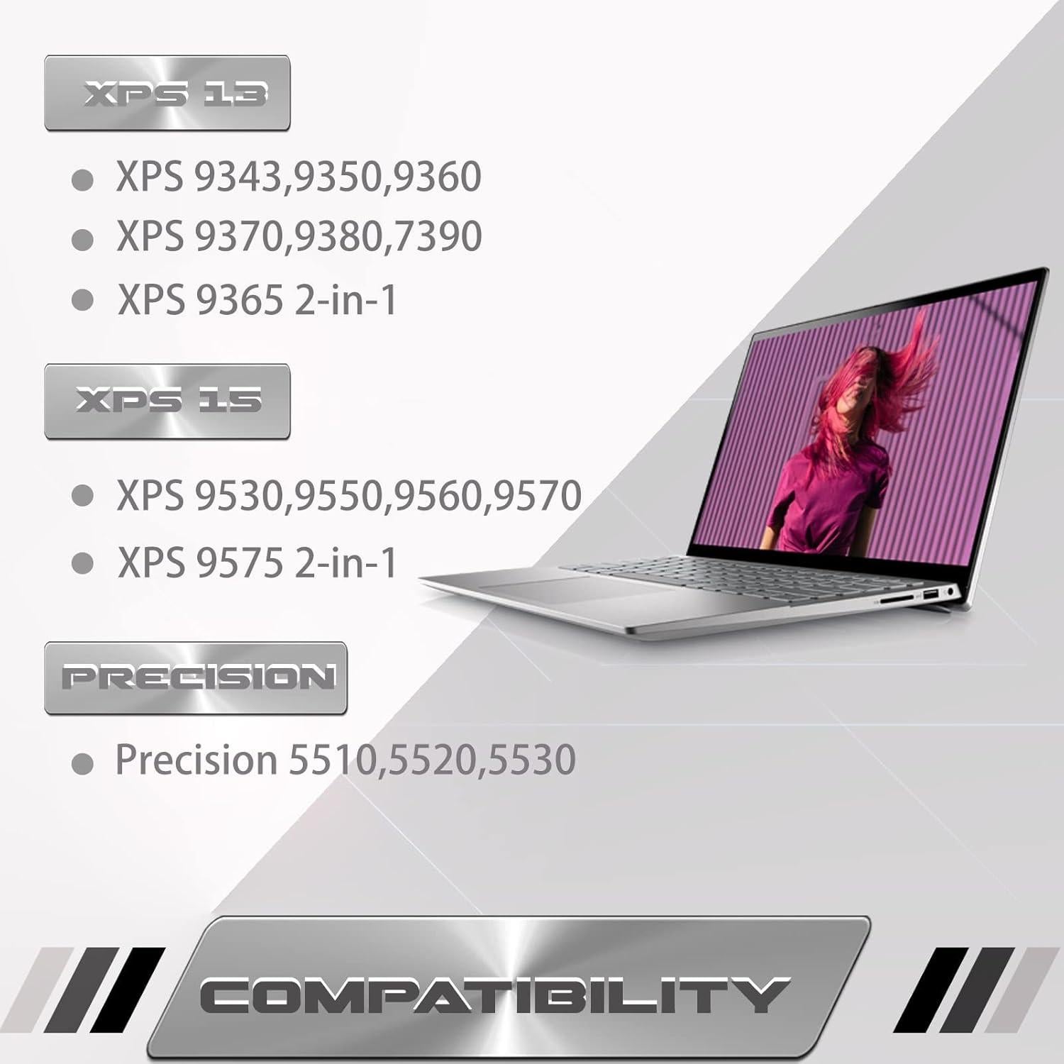 Batería recargable ML1220 LeFix para Dell XPS 15 9550 9560