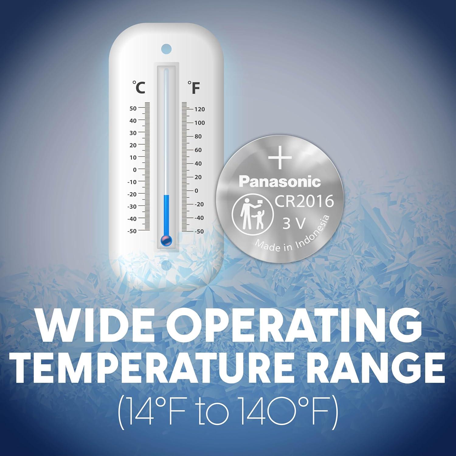 Baterías de Litio Panasonic CR2016 3V - Paquete de 4 Unidades