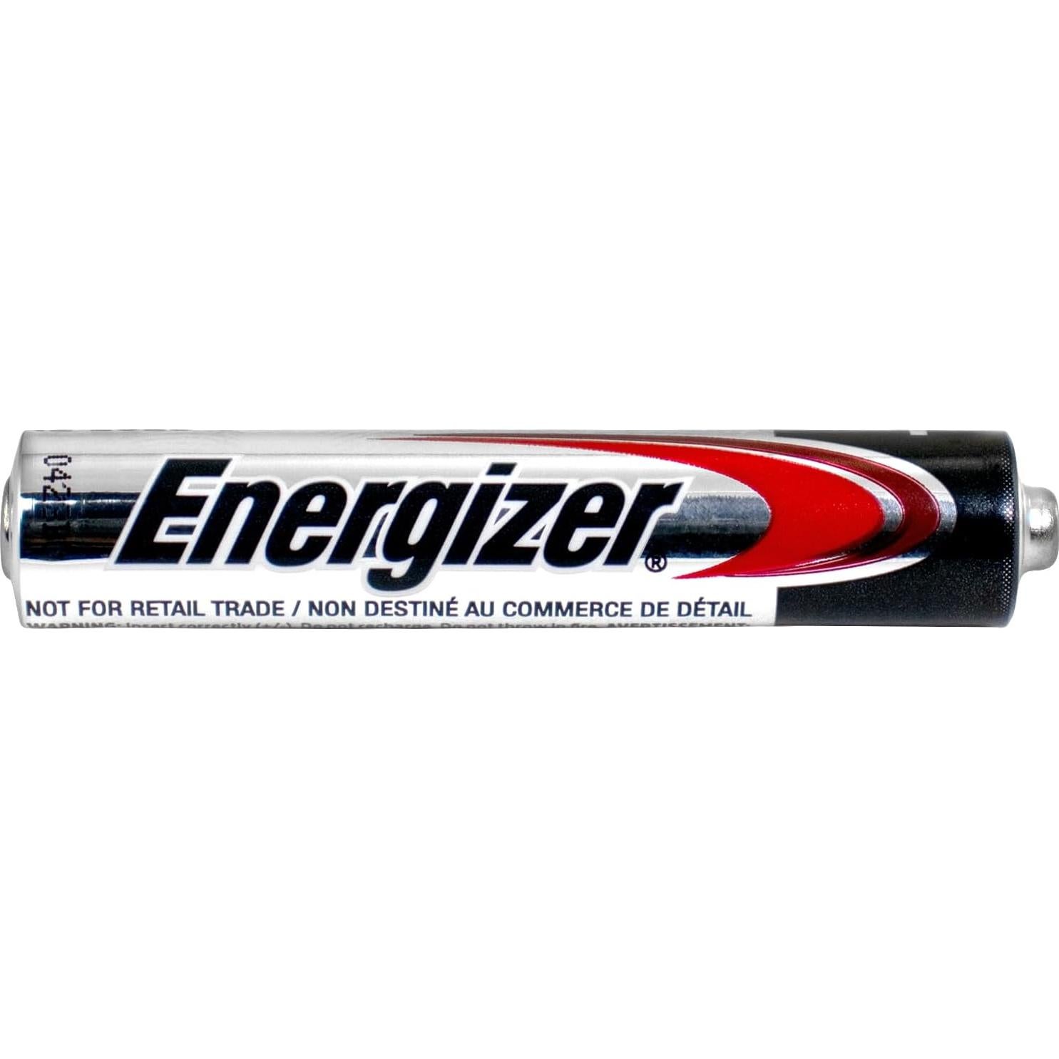 Baterías Alcalinas Energizer AAAA EN96 1.5V - Paquete de 10