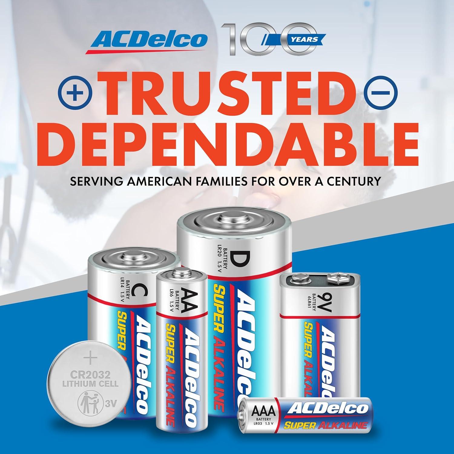 Baterías Alcalinas AAAA ACDelco 10 Unidades 1.5V Uso Médico