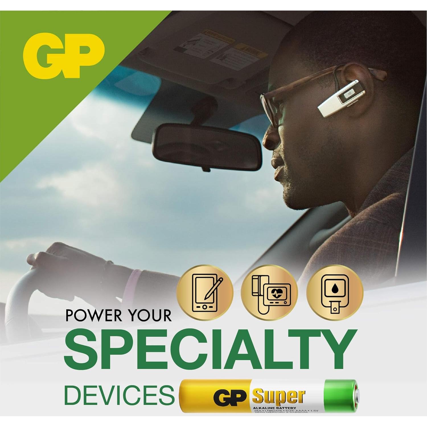 Batería Alcalina AAAA GP 30237 - 10g - Multi