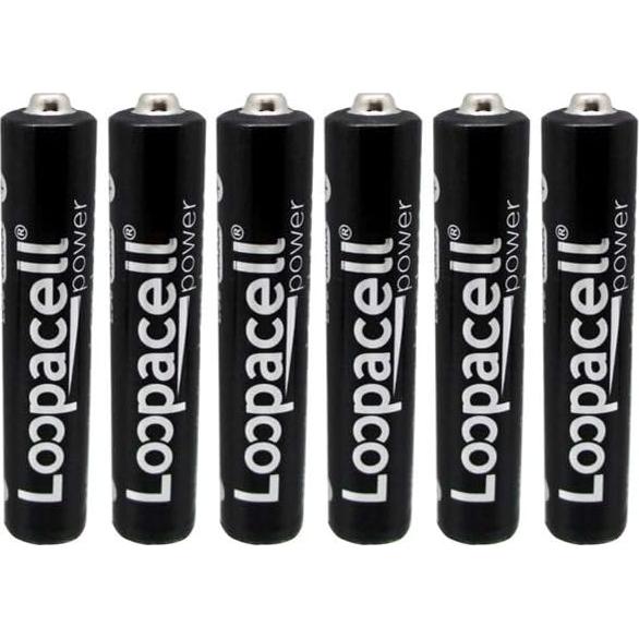 Baterías Alcalinas Loopacell AAAA 1.5V Paquete de 12