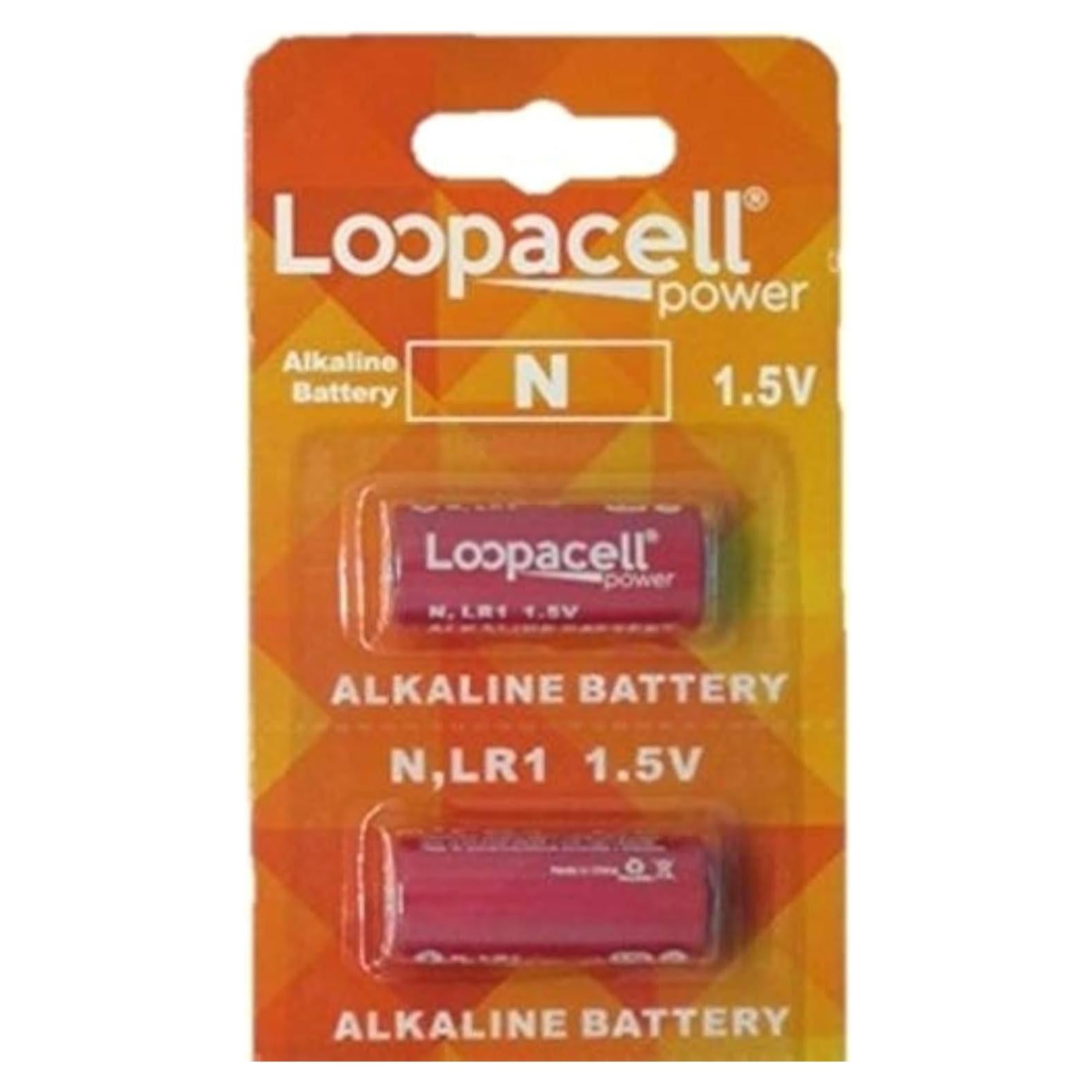 Baterías Alcalinas LOOPACELL E90 N LR1 1.5V - 5 Piezas