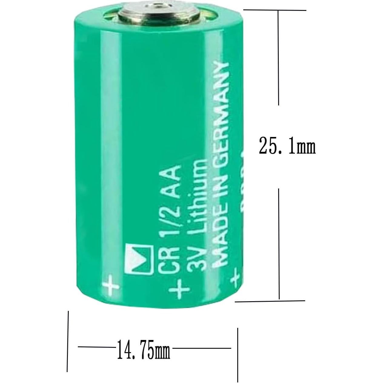 Paquete de 5 Baterías de Litio CR1/2AA 3V 950mAh XIANGNANLING