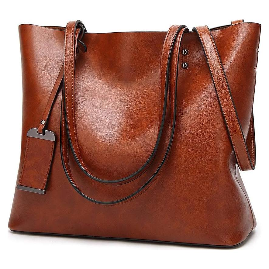Bolsa de Mano ALARION de Cuero Sintético para Mujeres