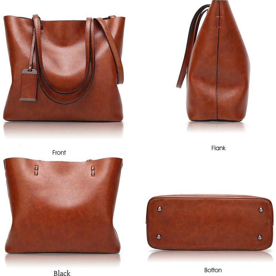 Bolsa de Mano ALARION de Cuero Sintético para Mujeres