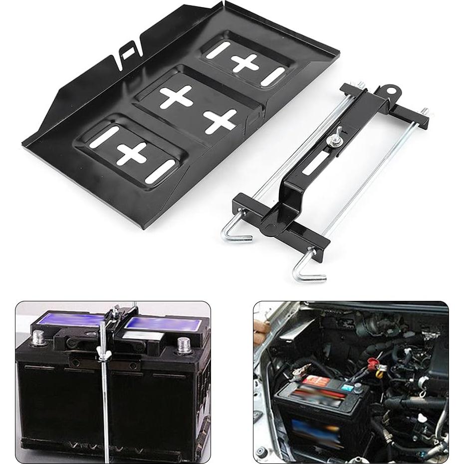 Soporte de Bandeja de Batería Aramox Universal 27cm Negro