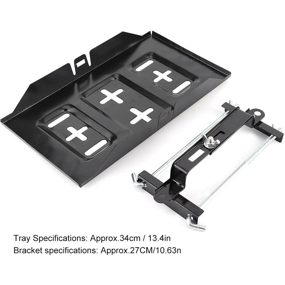 Soporte de Bandeja de Batería Aramox Universal 27cm Negro