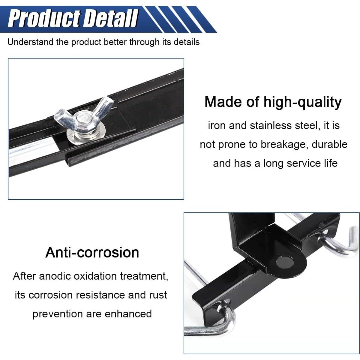 Soporte de Batería de Coche UHANBUT Ajustable Universal 21cm