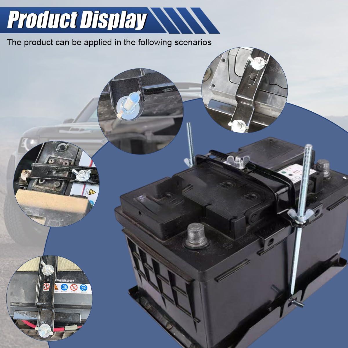 Soporte de Batería de Coche UHANBUT Ajustable Universal 21cm