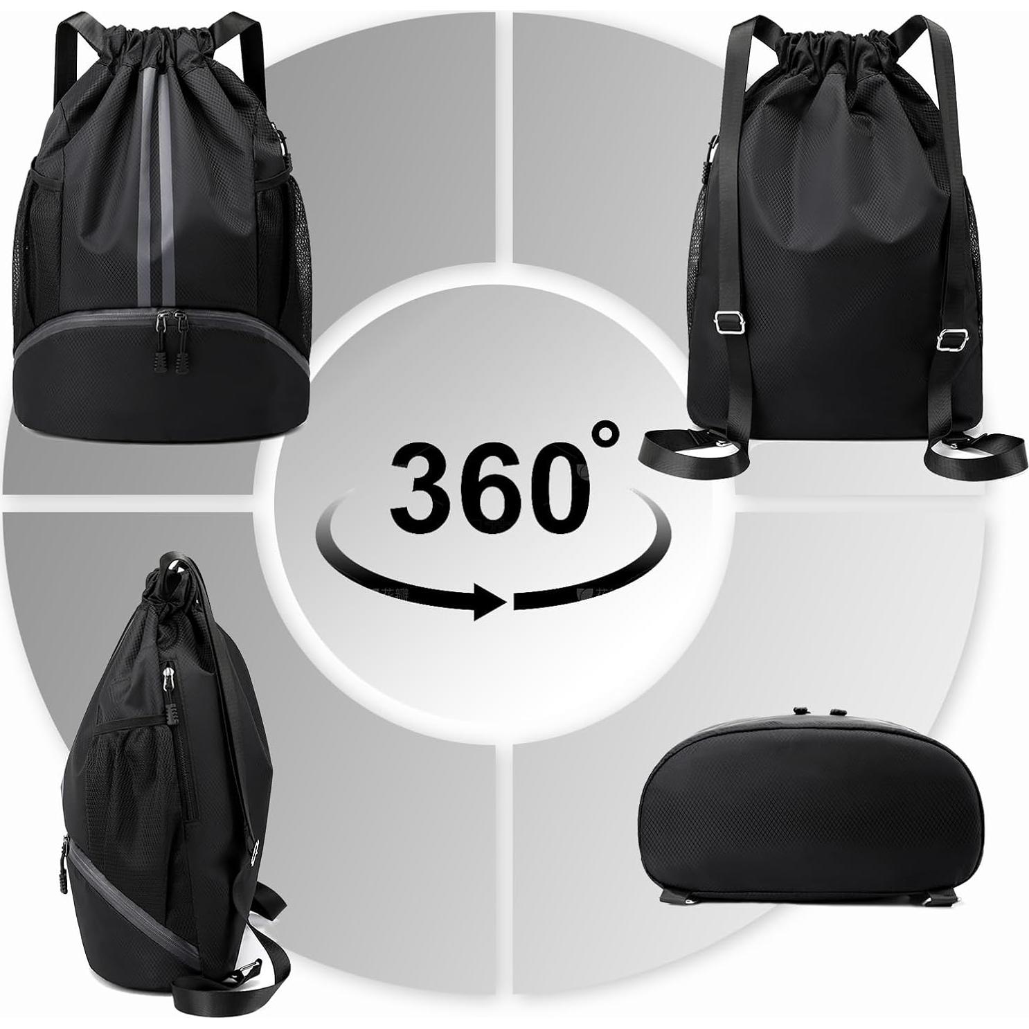 Mochila Deportiva Hoedia con Cuerda 22L Impermeable Unisex