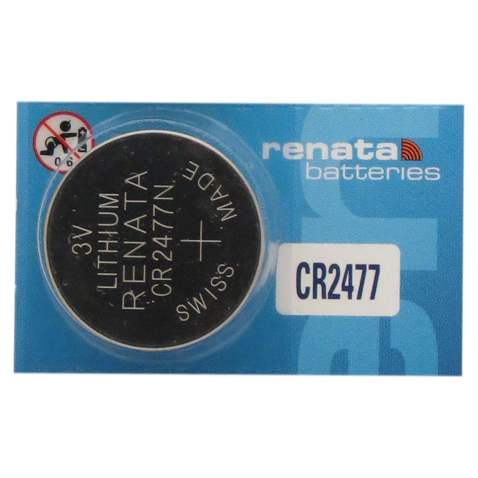 Batería de Litio Renata CR2477N 3V 950mAh - 1 Pc