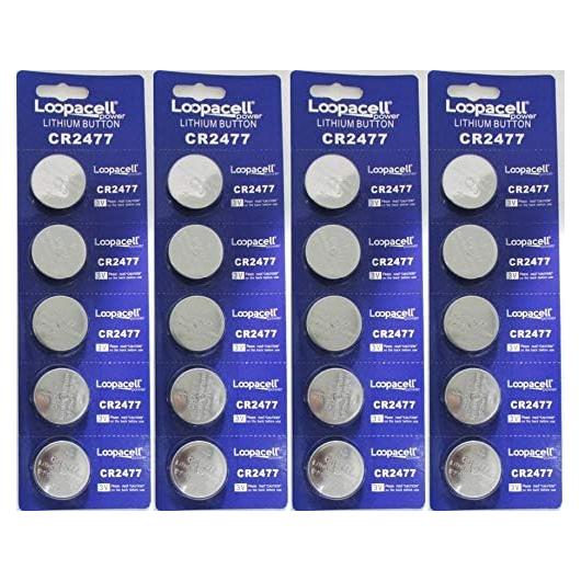 Baterías de Litio LOOPACELL CR2477 3V - Paquete de 20