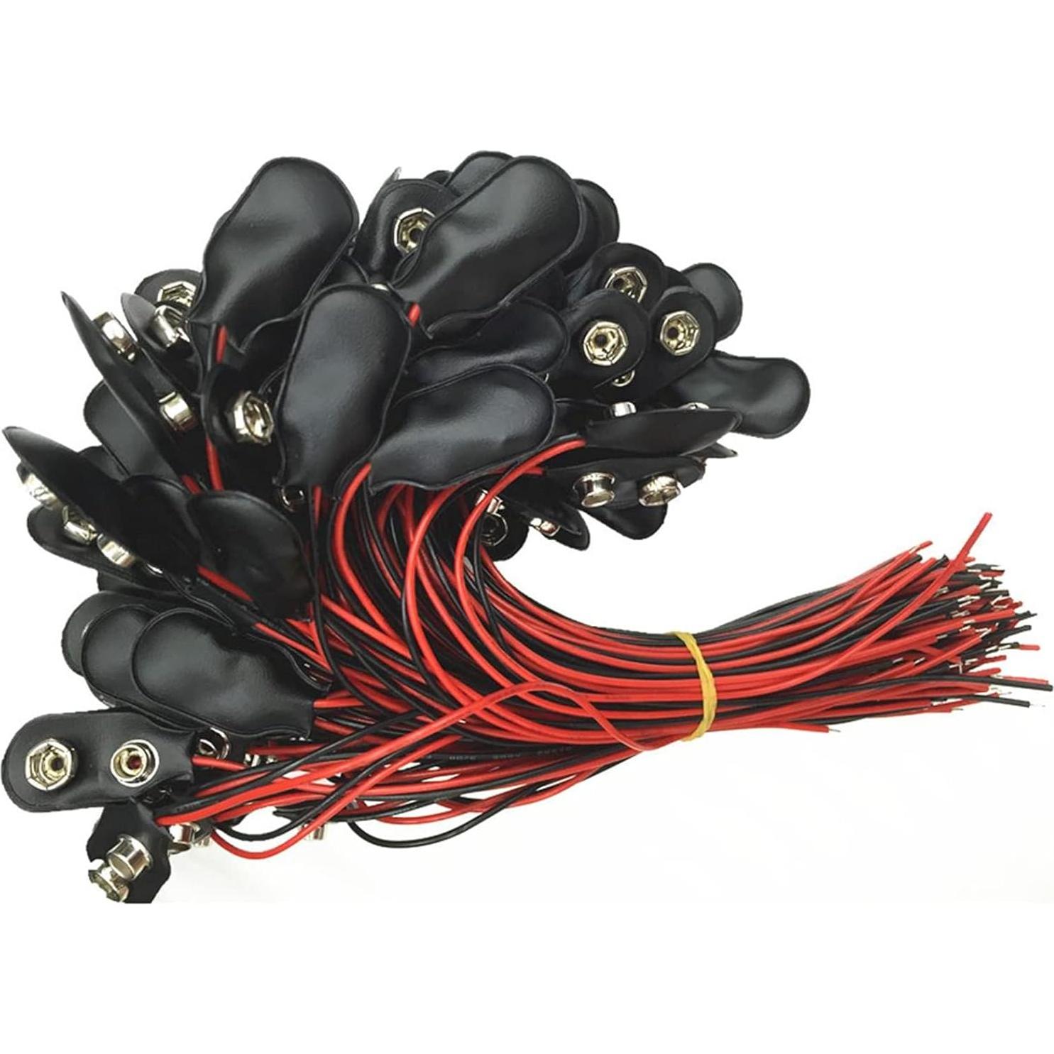 Conector de Batería 9V Tipo I 100pcs Hondark Cables 150mm