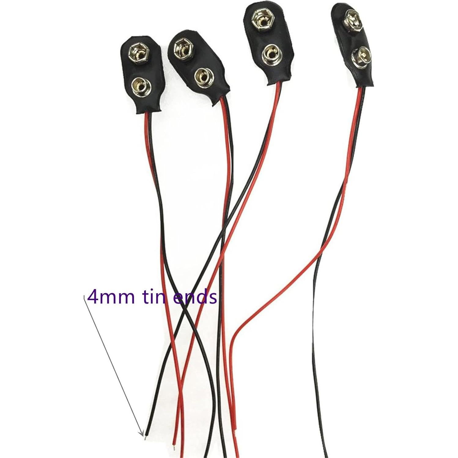 Conector de Batería 9V Tipo I 100pcs Hondark Cables 150mm