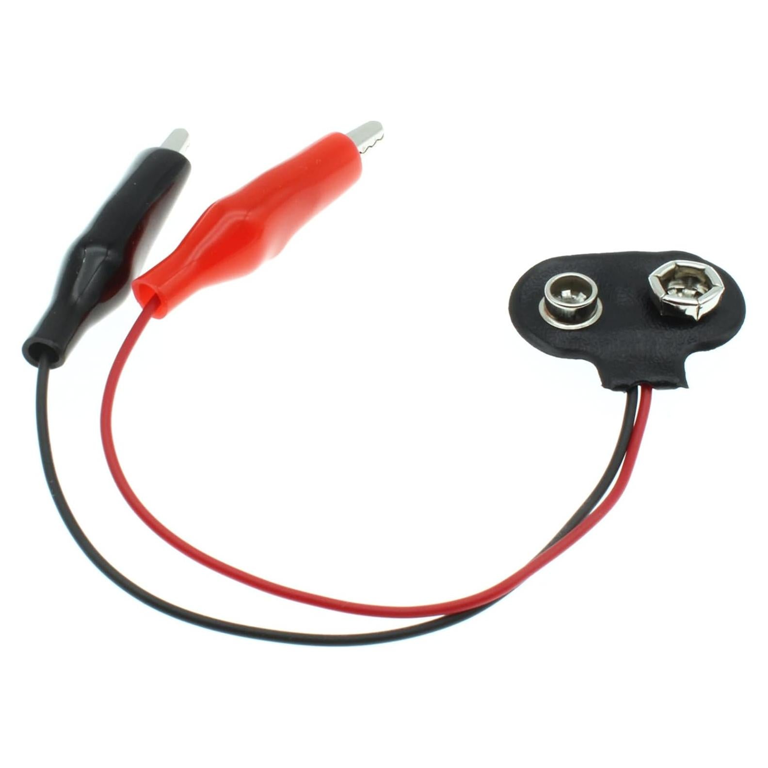 Conector de Clip de Batería 9V LBTODH 2 Piezas 15cm