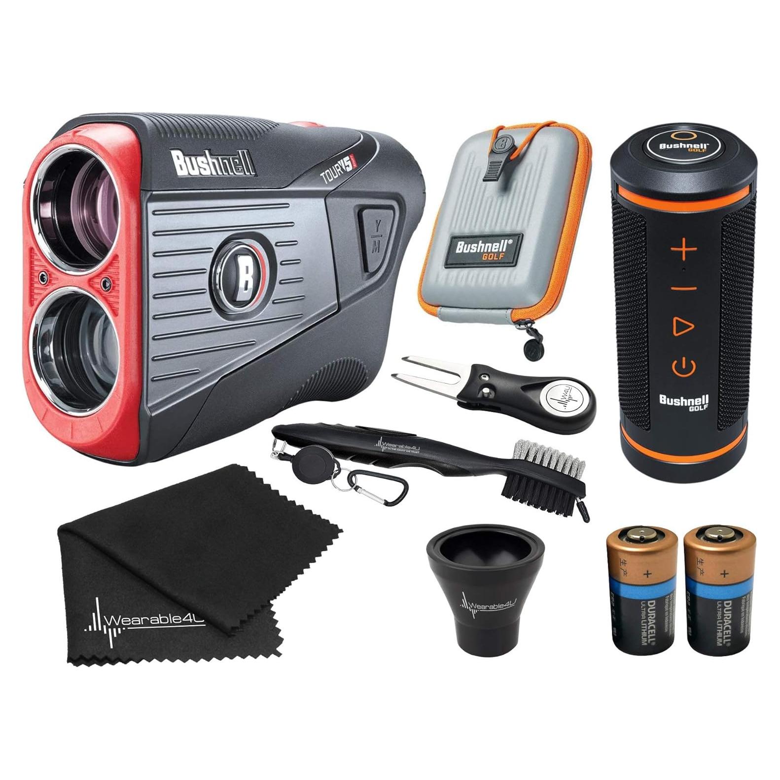 Medidor de Distancia Lásers Bushnell Tour V5 Shift Golf 4.57-1,189.74m