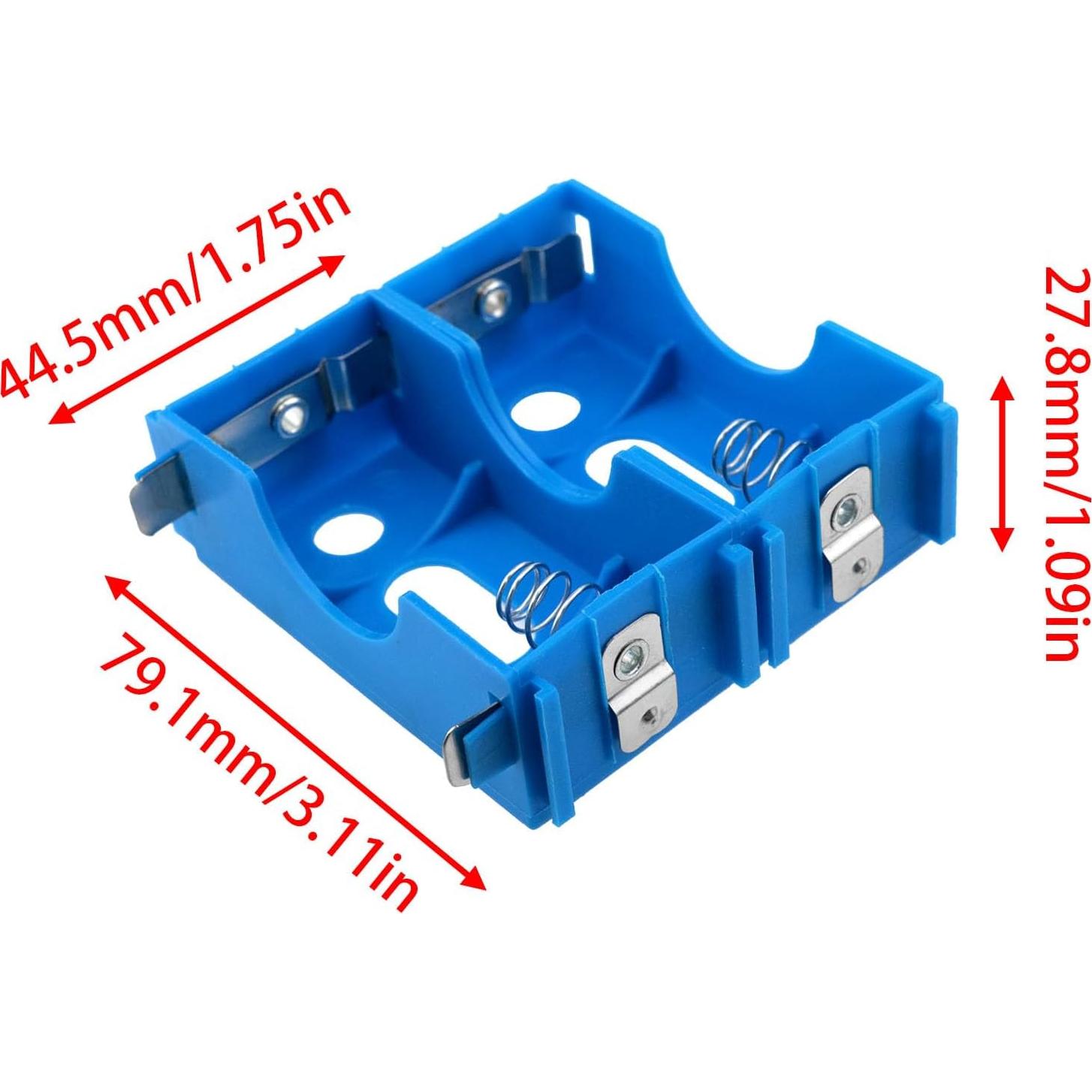 Soporte de Batería D Lovelysp 4PCS Azul para Experimentos