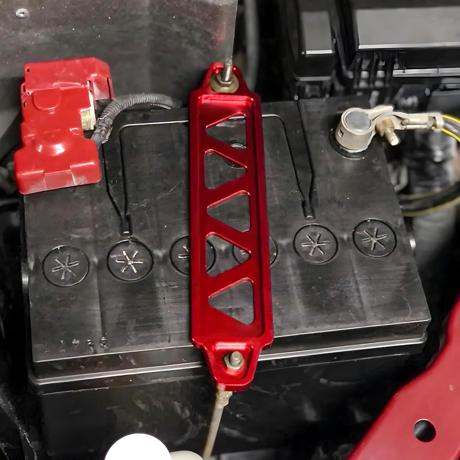 Soporte de Batería MUQIDA Rojo 20.06 cm Ajuste Universal