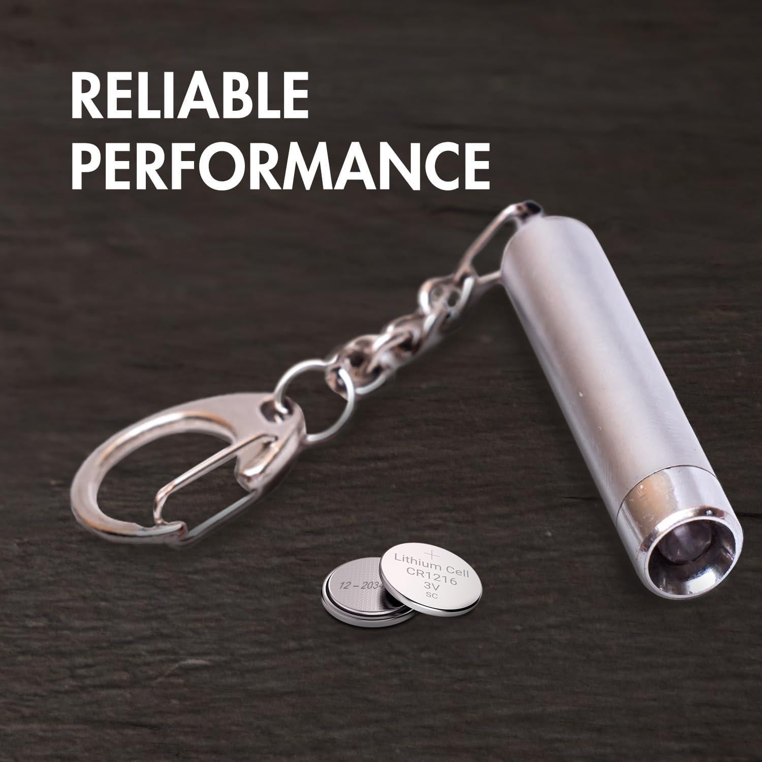 Batería de botón Tenergy CR1216 3V - 5 unidades para relojes