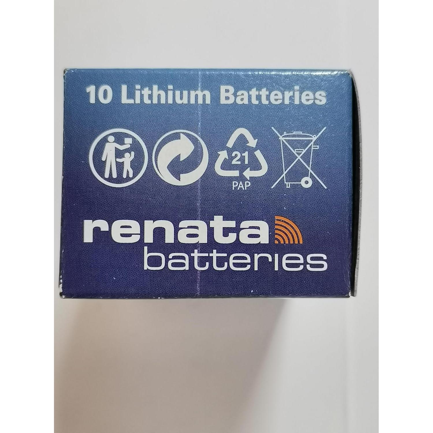 Baterías de Litio Renata CR1216 - 3V - 5 Unidades
