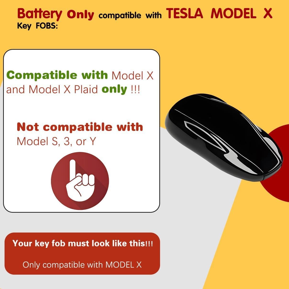 Batería CR2354 para Llave Inteligente Tesla Modelo X y X Plaid