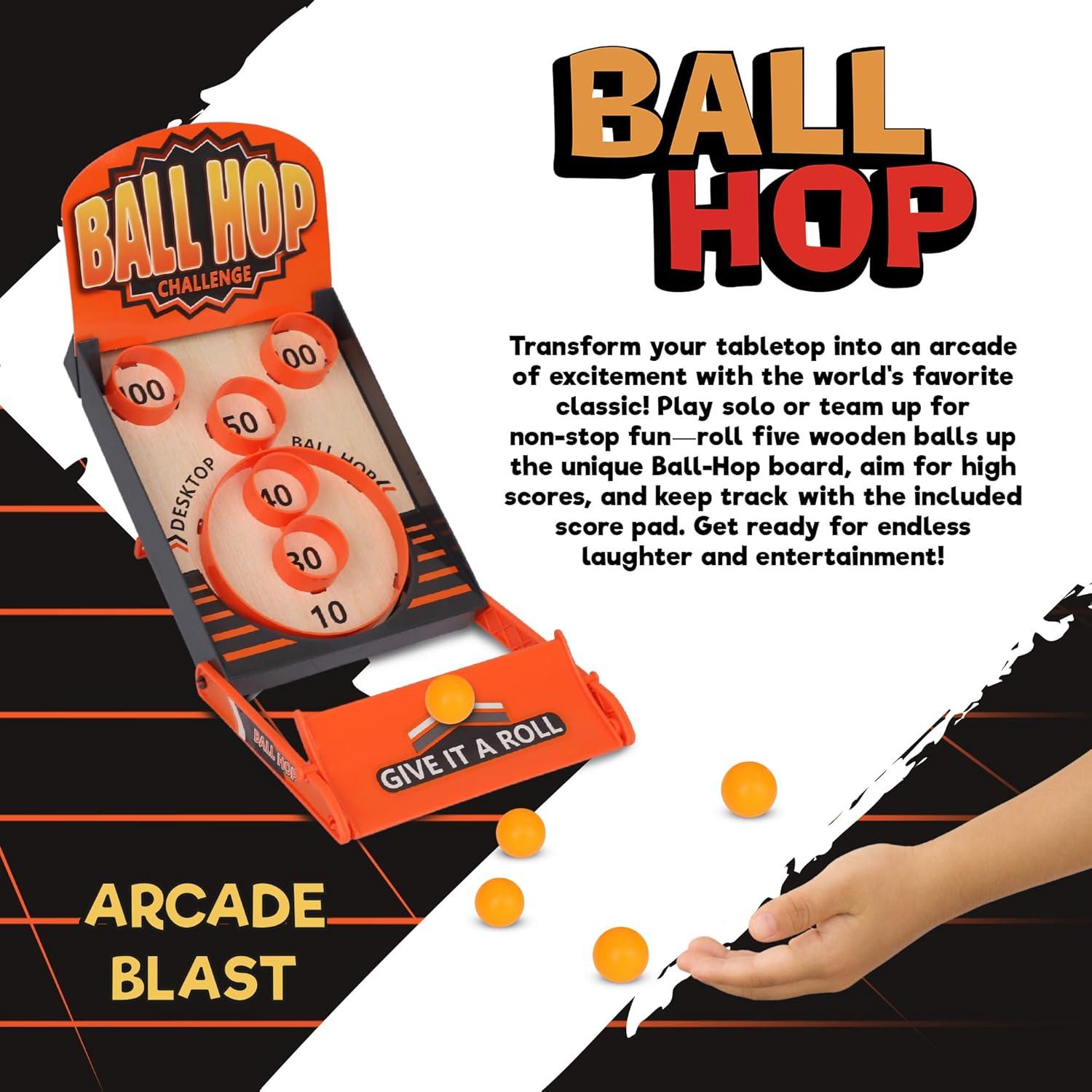 Juego de Mesa Ball Hop Point Games - Arcade Plegable Pequeño