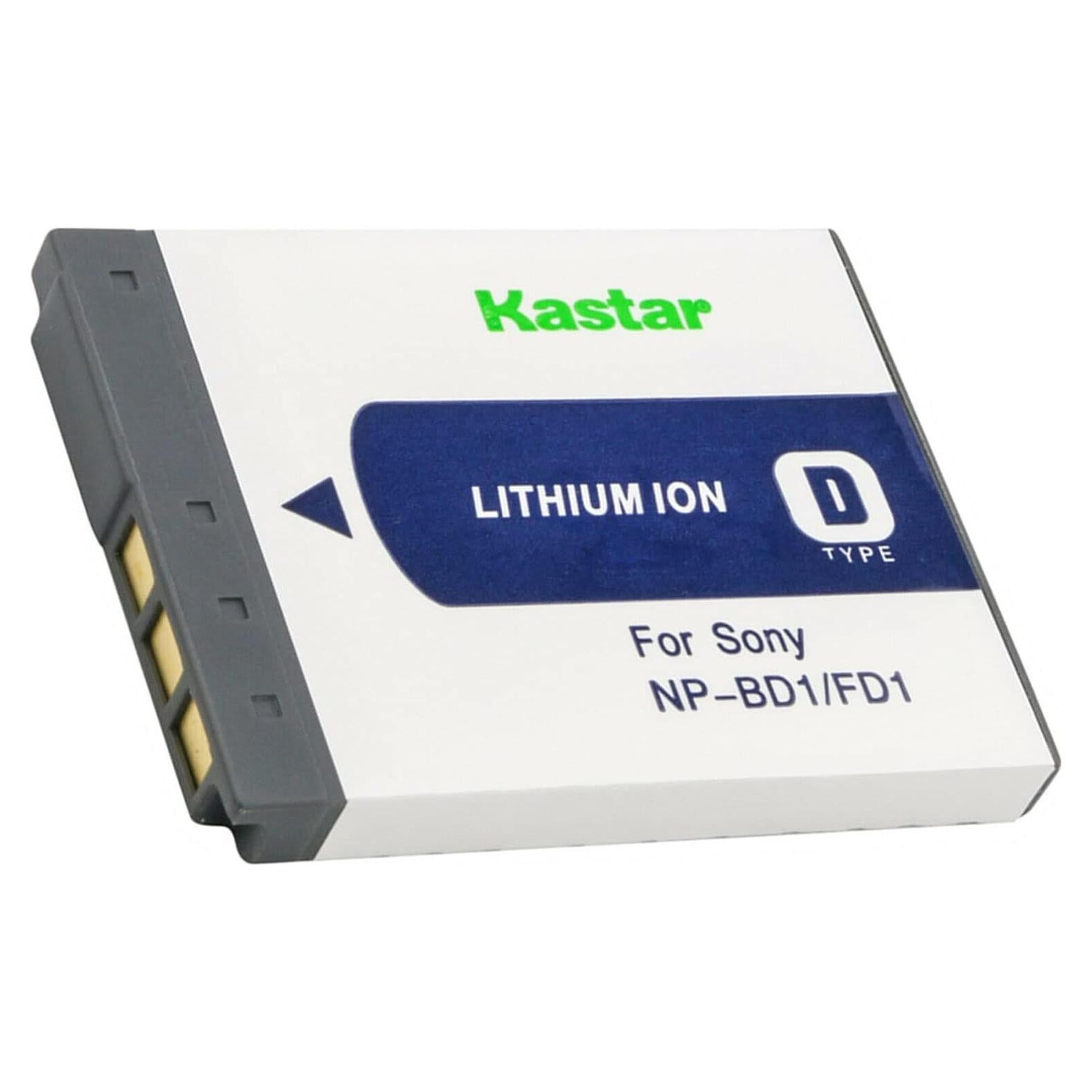 Batería Kastar NP-BD1 3.7V 1100mAh para cámaras Sony