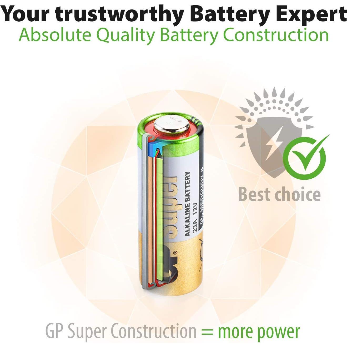 Batería Alcalina 12V GP Batteries 23A - Alta Tensión