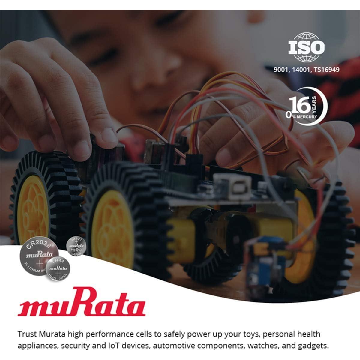 Baterías Murata LR41 AG3 1.5V Alcalina - 5 Unidades