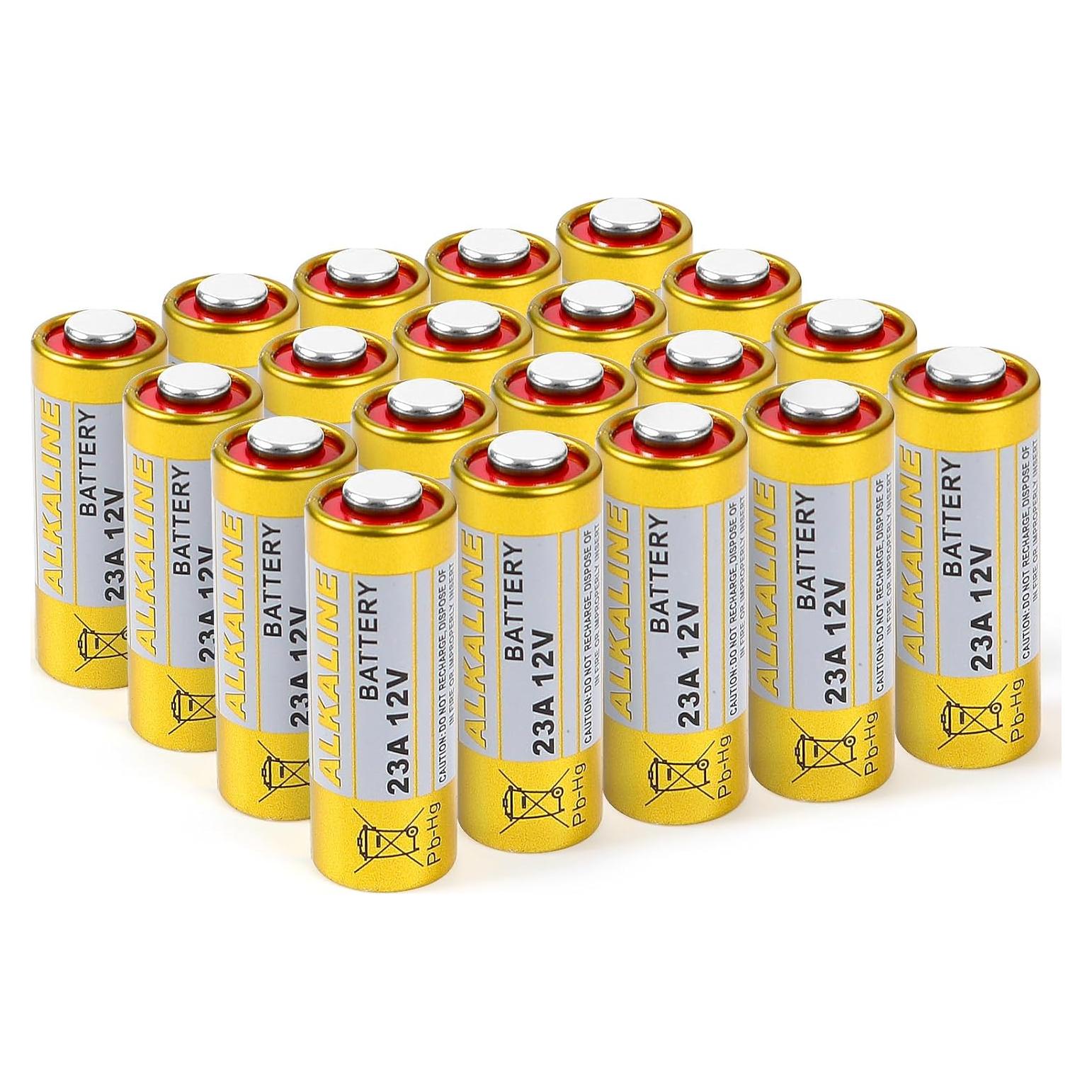 Baterías Alcalinas 12V SuperPower A23 Paquete de 20 Unidades